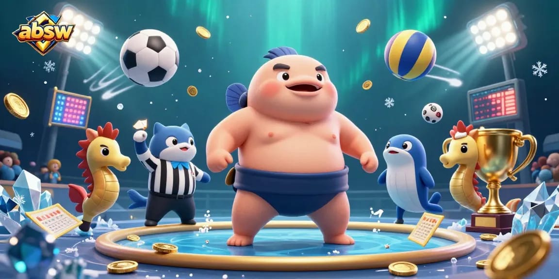 Experience the thrilling excitement of abssw with this dynamic underwater casino scene featuring a fugu in action.