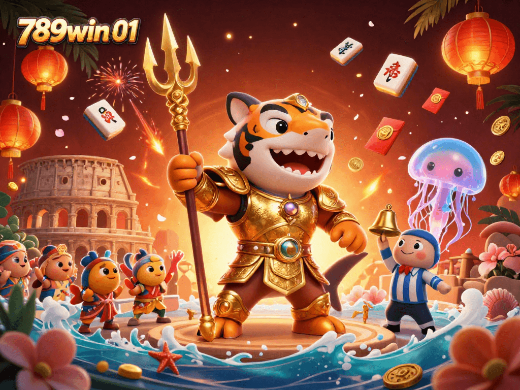 Engage in thrilling gameplay at 789win 01 with vibrant visuals and fun elements in this exciting casino scene.