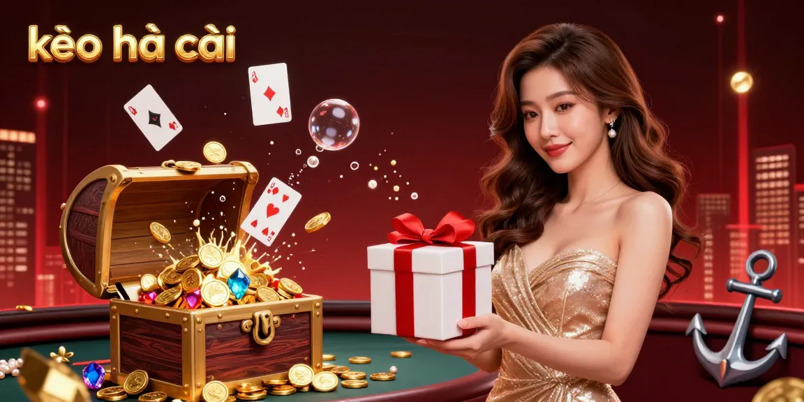 Engage with thrilling kèo nhà cái action featuring a stunning Asian woman in a festive casino theme.