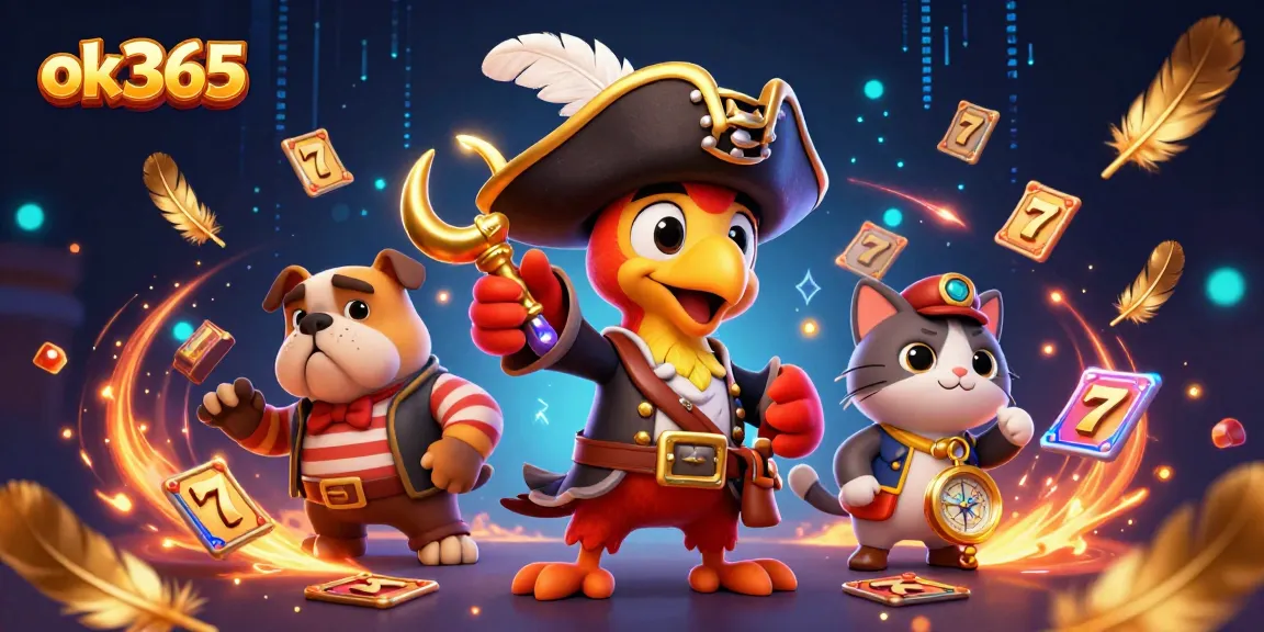 Experience thrilling slots action with ok365's vibrant 3D casino adventure featuring energetic characters and dynamic game elements.