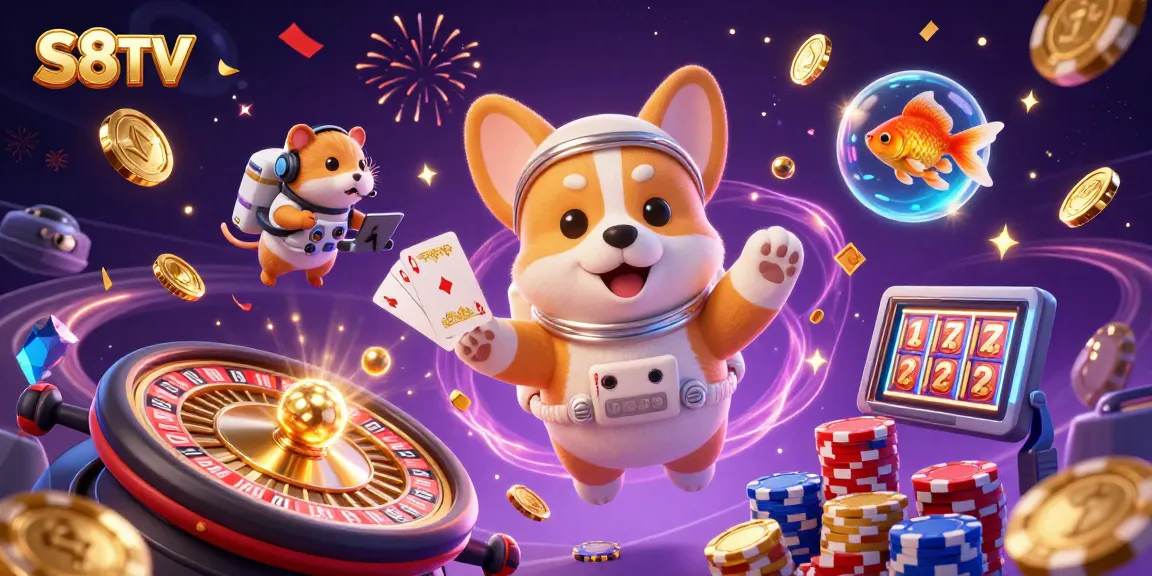 Experience thrilling gameplay at S8TV with vibrant casino elements and immersive character scenes!