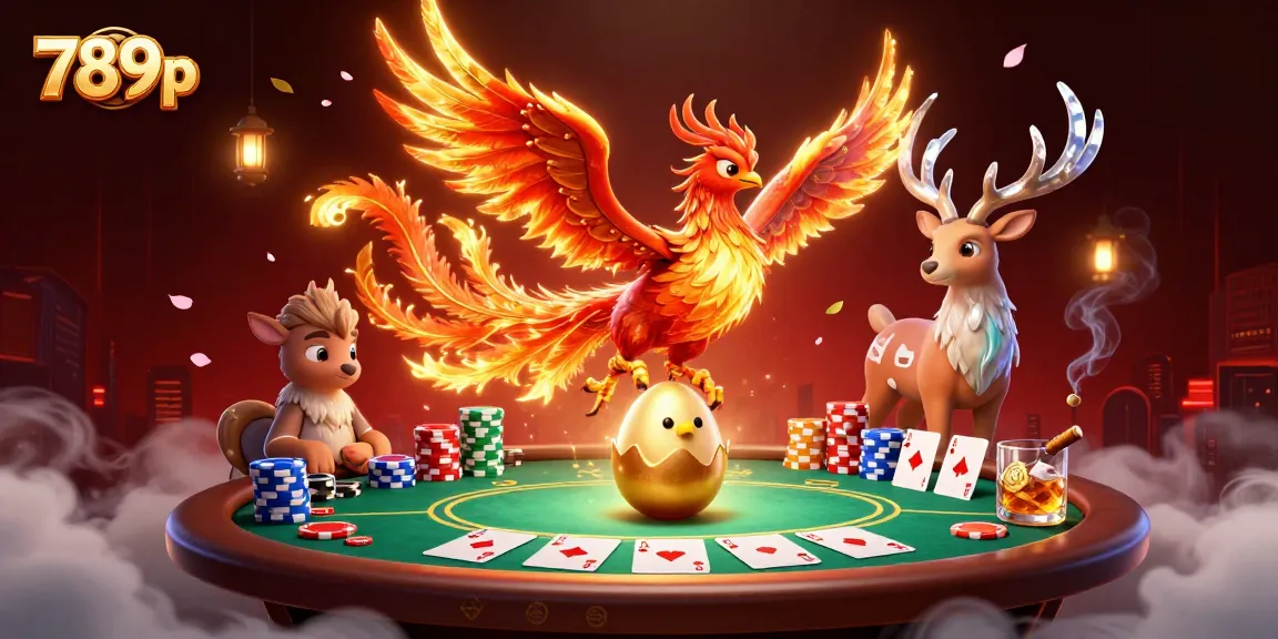 Experience thrilling action with 789p as dynamic poker characters engage in an exciting casino scene.