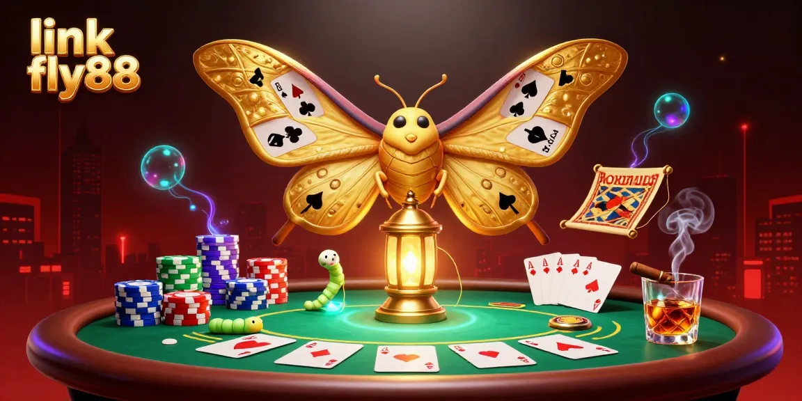 Experience thrilling gameplay with the link fly88 brand, as vibrant casino scenes unfold.