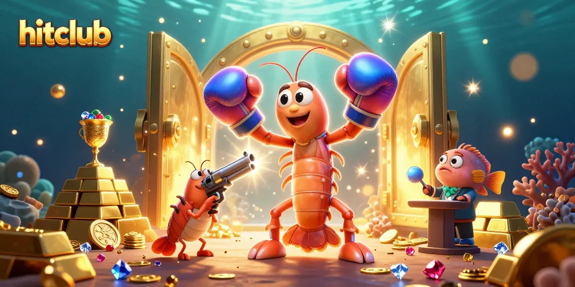 Hitclub offers thrilling gaming experiences with vibrant underwater characters and dazzling treasures.