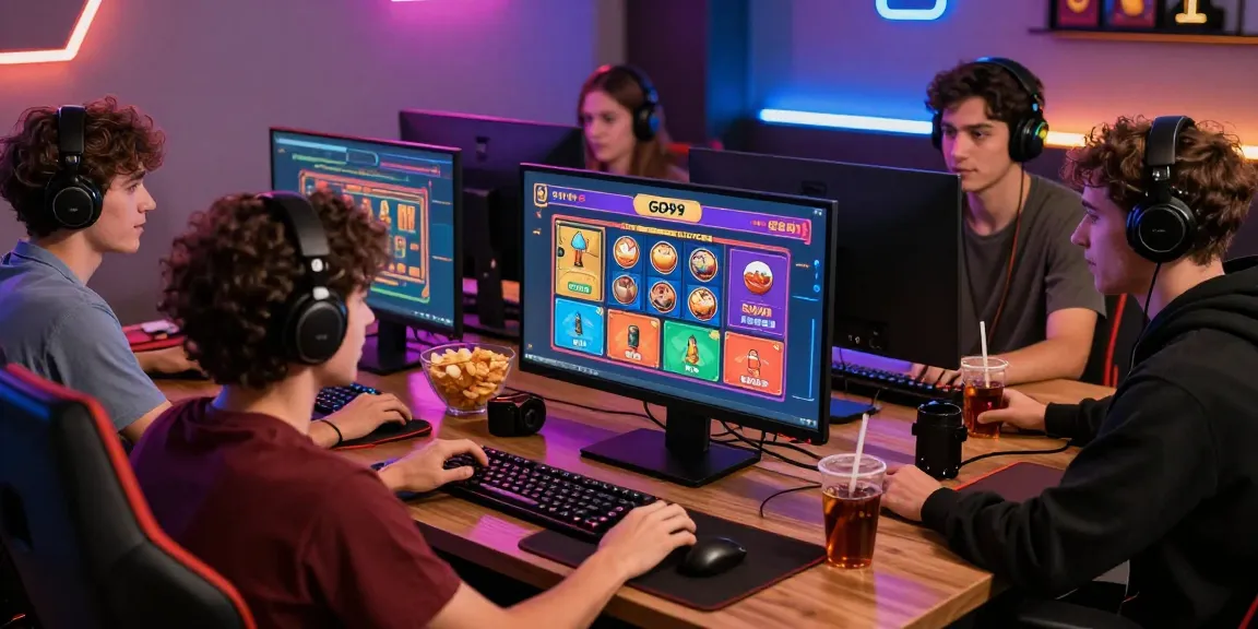 Enjoying thrilling online casino games with GO999 platform and friends.