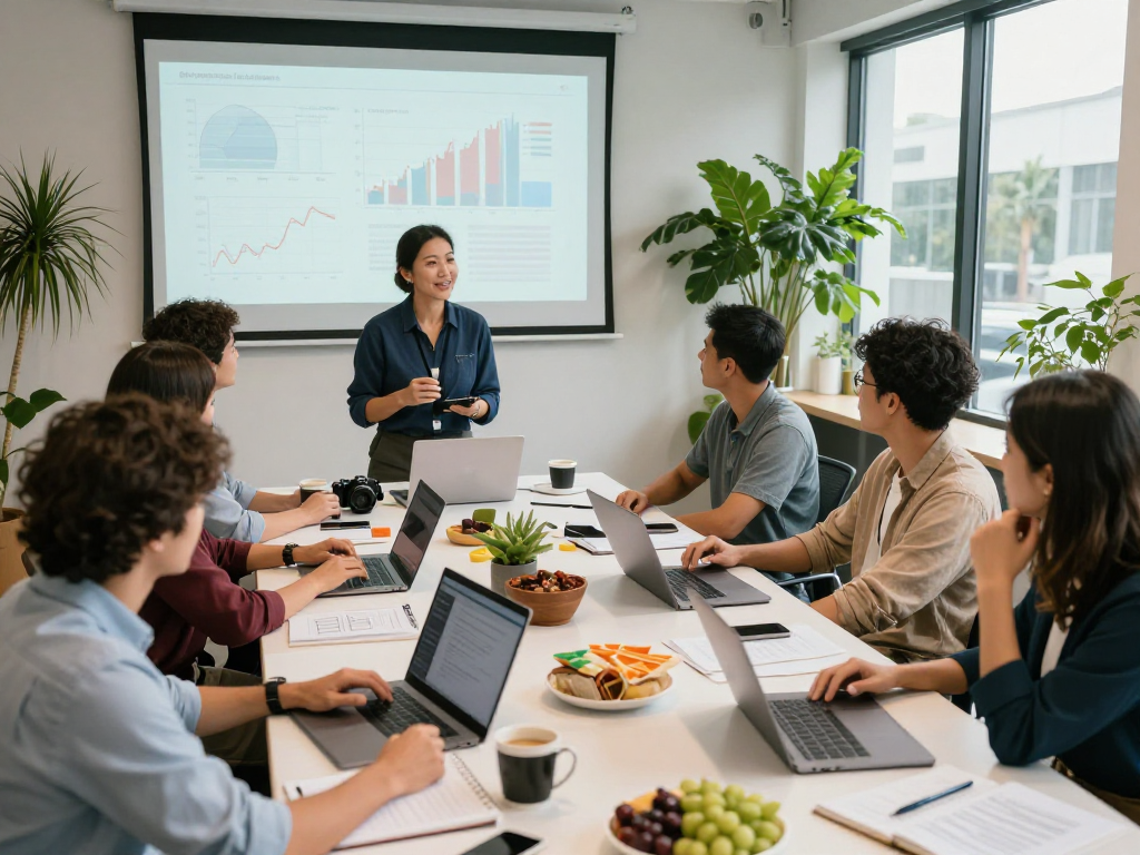 Collaborative workspace discussing XPAY33 australia income strategies with diverse entrepreneurs.