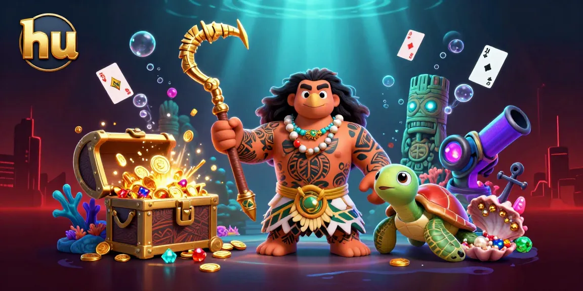Experience thrilling underwater adventures at hu with vibrant casino imagery and interactive game elements.