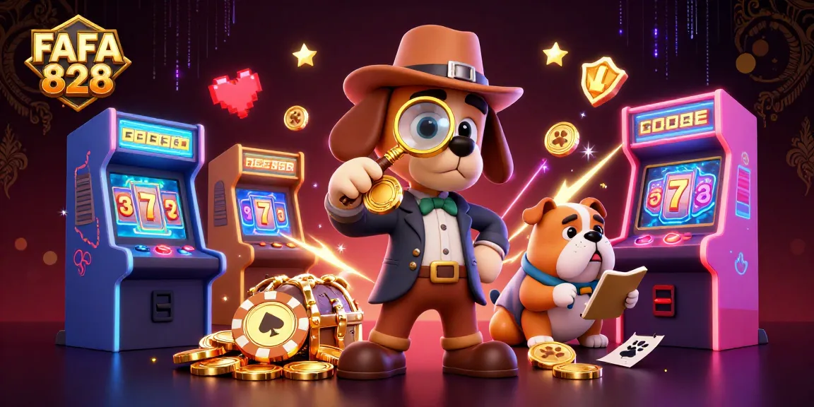 Engage with FAFA 828's vibrant casino experience featuring adorable characters and colorful gaming elements.