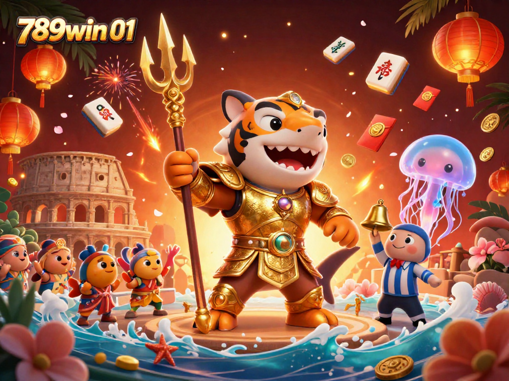Engage in thrilling gameplay at 789win 01 with vibrant visuals and fun elements in this exciting casino scene.