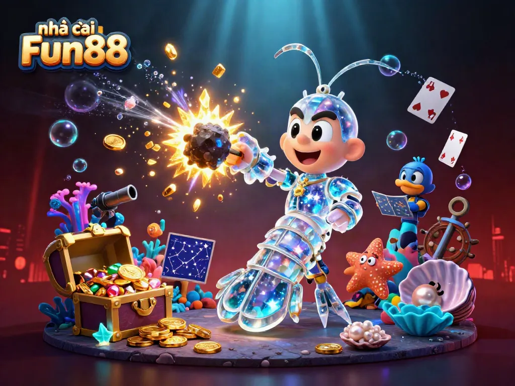 Engaging gameplay at nhà cái Fun88 with vibrant characters and explosive treasures.