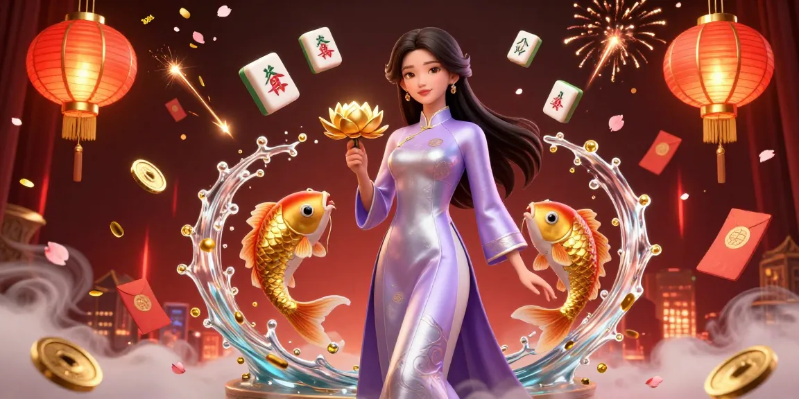 Players enjoy thrilling games at Rikvip with exciting koi fish and vibrant casino elements.