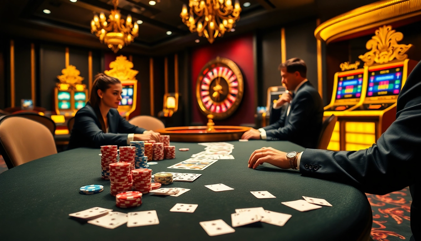 Experience thrilling gameplay at df9996.com with vibrant poker chips and an elegant casino atmosphere.