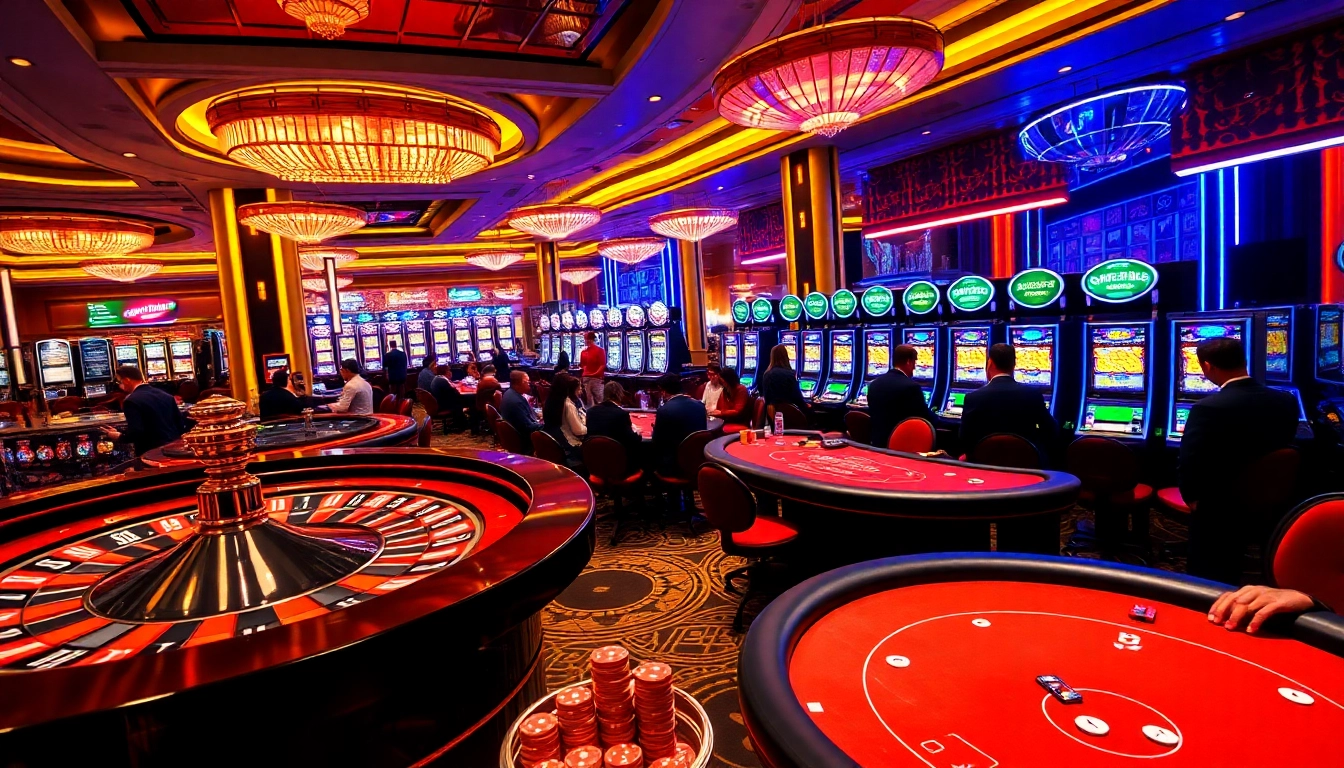 Experience the excitement of nhà cái lucky88 with vibrant casino action, including roulette and poker.