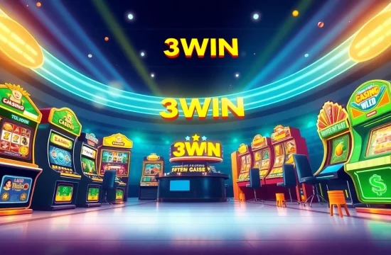 Experience the thrill of gaming at 3WIN with vibrant visuals and interactive elements.